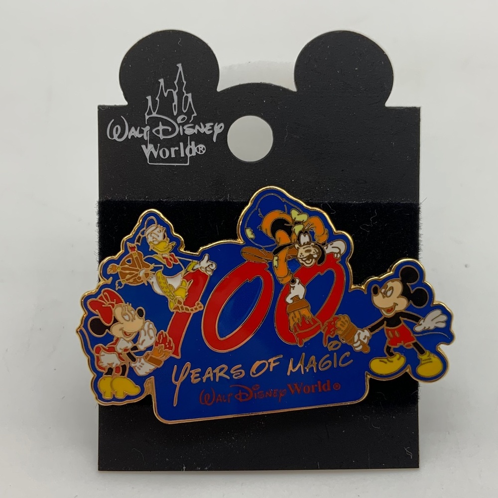 Disney Walt Disney World 100 Years of Magic Characters Painting Collectible Pin